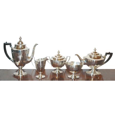 Appraisal: Black Starr Frost Sterling Silver Coffee and Tea Service Estimate