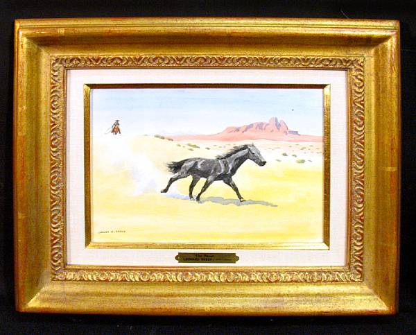 Appraisal: Leonard Howard Reedy American - The Pacer signed 'Leonard H