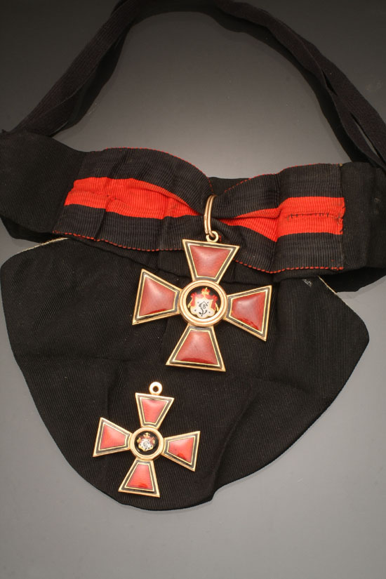 Appraisal: Lot Property of Various Owners Two Russian 'Order of St