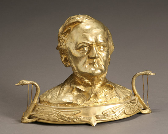 Appraisal: French Ormolu Bust of Richard Wagner After a Model by