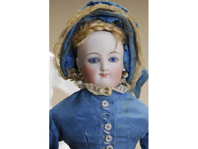 Appraisal: Smiling Bru Fashion Doll with Original Wardrobe France ca pressed