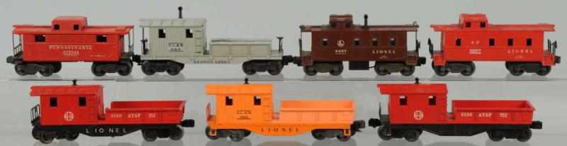 Appraisal: Lot of Lionel Cabooses American Post-war Various conditions Includes one