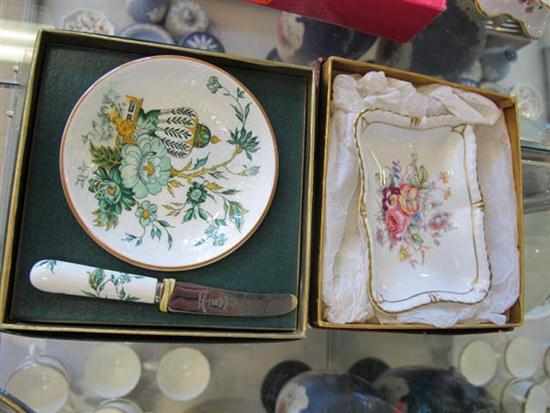 Appraisal: TWO BOXED ROYAL CROWN DERBY ITEMS