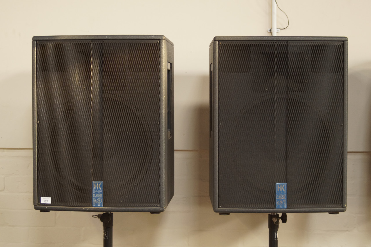 Appraisal: An HK Audio Pro PA System comprising two Classic Pro