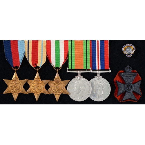 Appraisal: - Star Africa Star Italy Star Defence Medal War Medal