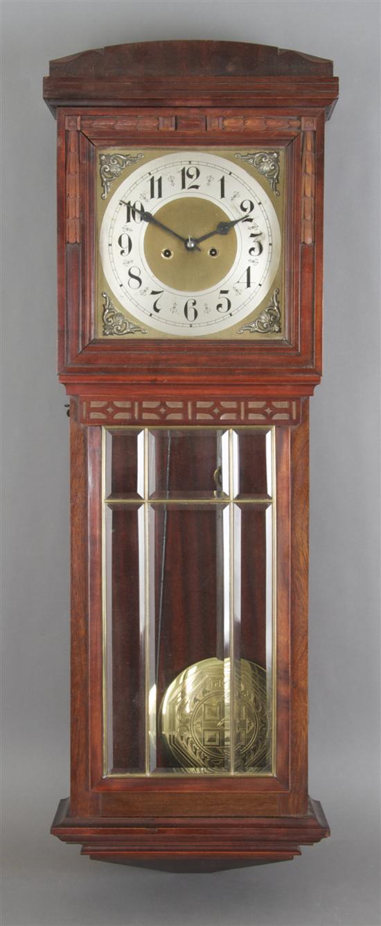 Appraisal: A German Regulator Clock Jughans Length inches