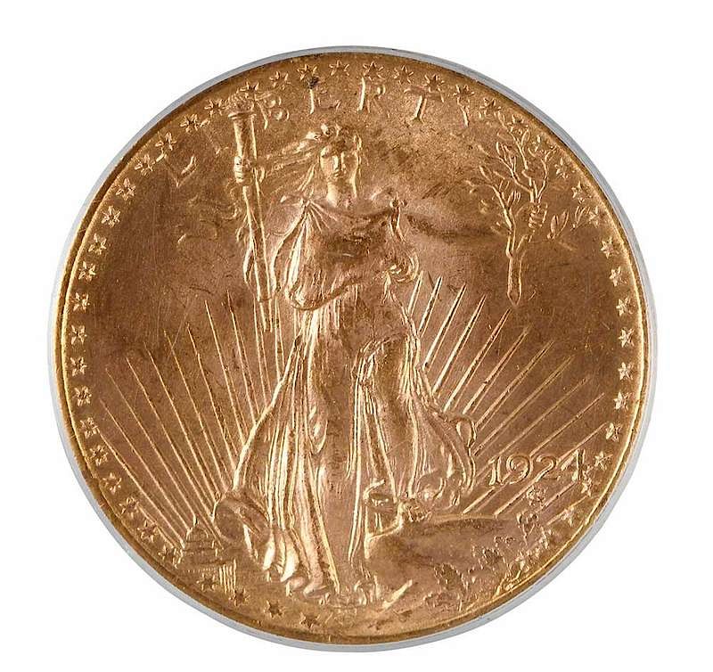 Appraisal: St Gaudens Gold PCGS MS- Double Eagle from professionally graded