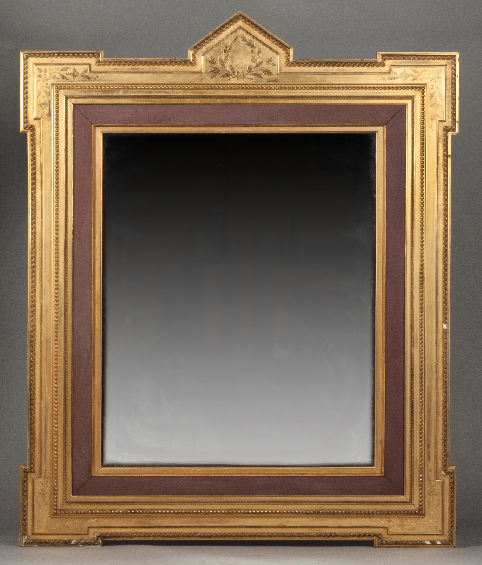 Appraisal: Gilt Wood Frame C Label William Schaus Publisher Broadway NY