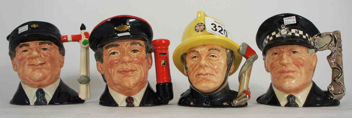 Appraisal: Royal Doulton Small Character Jugs from the Journey Through Britain