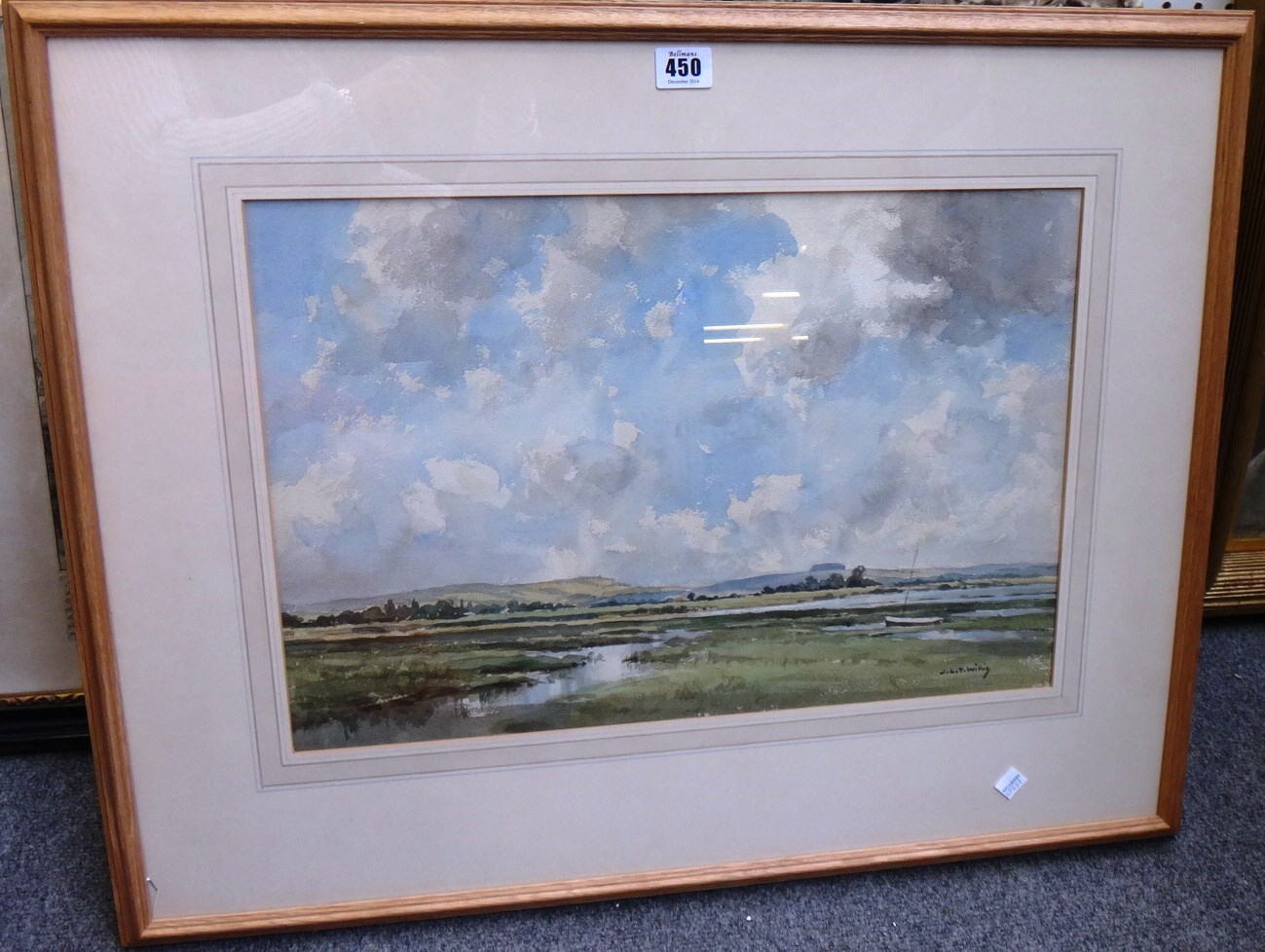 Appraisal: John Christopher Temple Willis - From Bosham Sussex watercolour signed