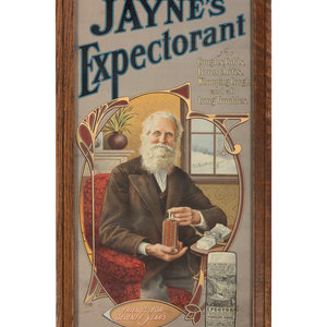 Appraisal: Two Printed Medical Advertisements Early th Century for Jayne's Expectorant