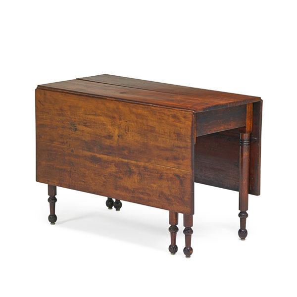 Appraisal: SHERATON GATE LEG DROP-LEAF TABLE Cherry American ca x x