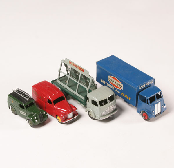 Appraisal: Lot of Dinky toys St Gobain glass hauler Ever Ready