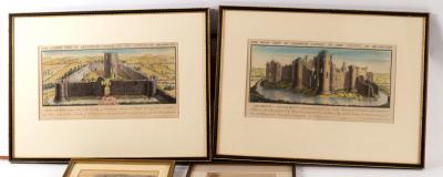 Appraisal: J N Buck Grosmond and Skenfrith Castles a pair coloured