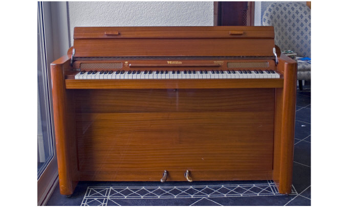 Appraisal: The Eavestaff Mini Piano Teak Gloss Finish