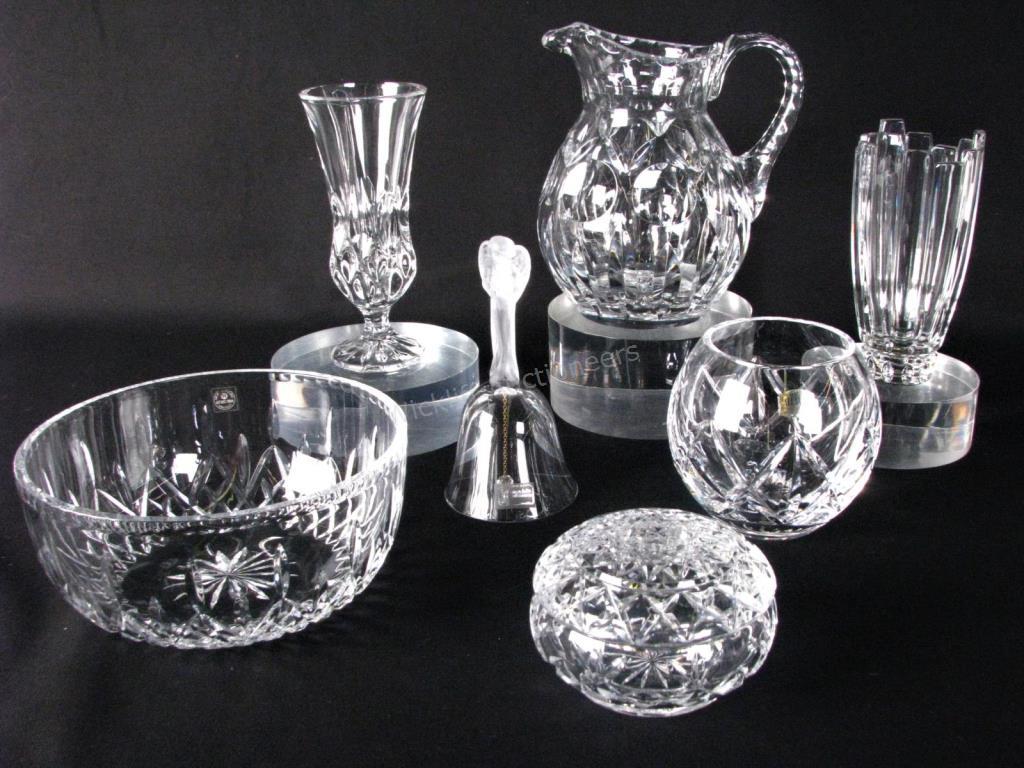 Appraisal: Group of Assorted Glass and Crystal Gorham seven pieces total