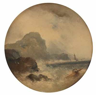 Appraisal: Attr William McAlpen British act - Heavy Weather off the