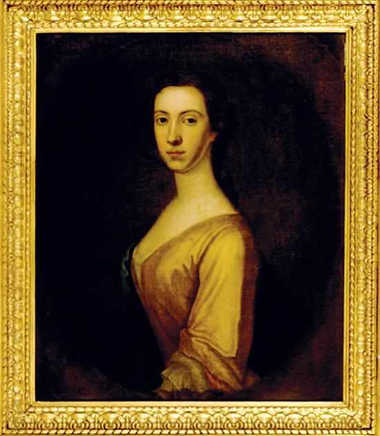 Appraisal: Gavin Hamilton manner of PORTRAIT OF A LADY oil on