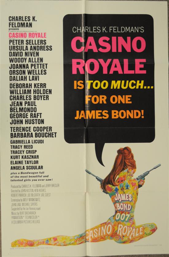 Appraisal: On Her Majesty's Secret Service poster Sheet c s Im