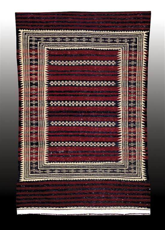 Appraisal: Old Persian Tribal carpet circa s ' x '