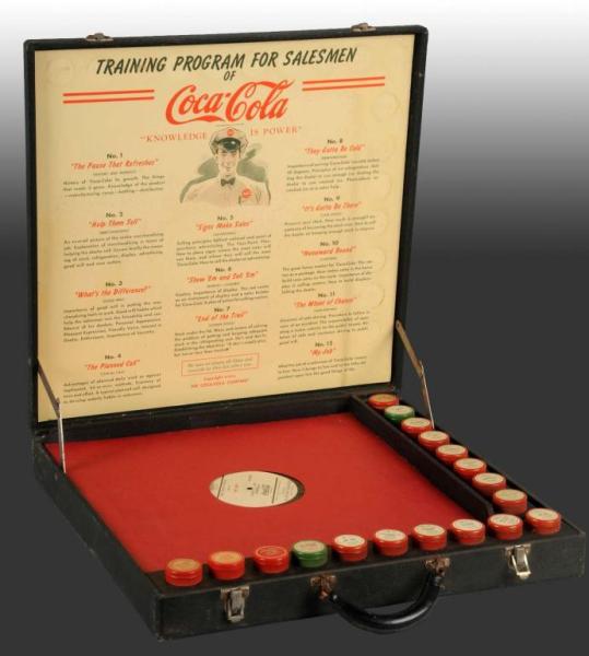 Appraisal: Coca-Cola Salesman Training Program Description s Original case comes complete