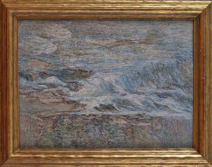 Appraisal: WILLIAM CARRIGAN - THE FALLS FALLS VILLAGE CT Oil on