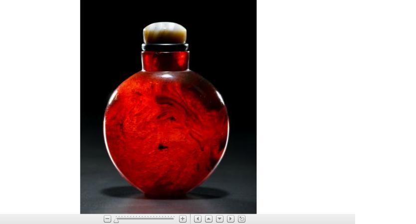 Appraisal: Chinese amber snuff bottle th century