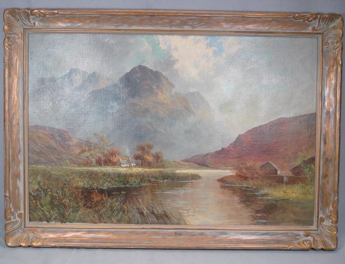 Appraisal: Duncan McNair British th c o c Scottish Highland landscape