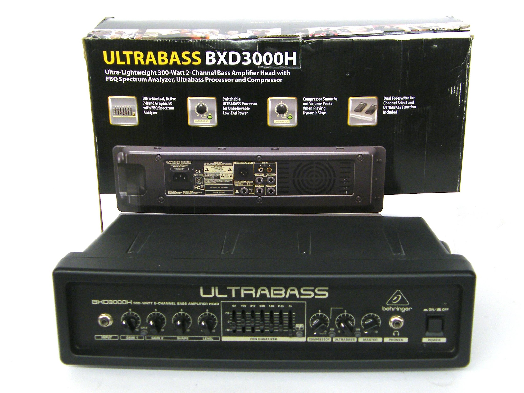 Appraisal: Behringer Ultra bass BXD H watt bass guitar amplifier head