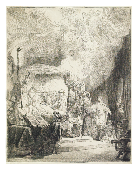 Appraisal: REMBRANDT VAN RIJN The Death of the Virgin Etching and