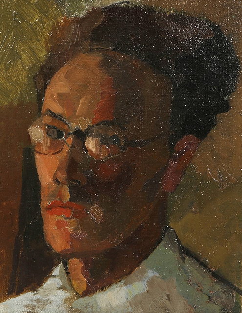 Appraisal: Lionel Maurice de Sausmarez London - Self Portraitinscribed on original