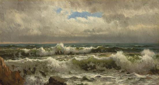 Appraisal: WILLIAM TROST RICHARDS American - Break in the Storm oil