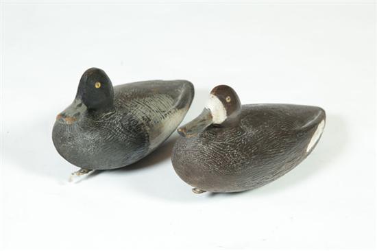 Appraisal: TWO DUCK DECOYS American attributed to the Illinois River st