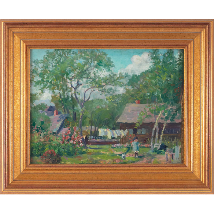 Appraisal: Charlotte H McCrary American th century ''Summer Scene '' oil