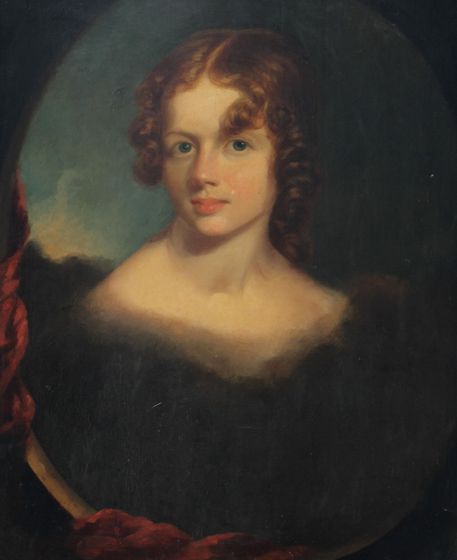 Appraisal: PORTRAIT PAINTING OF MAGARETTA FALCONER BIDDLE BY NEAGLE Possibly by