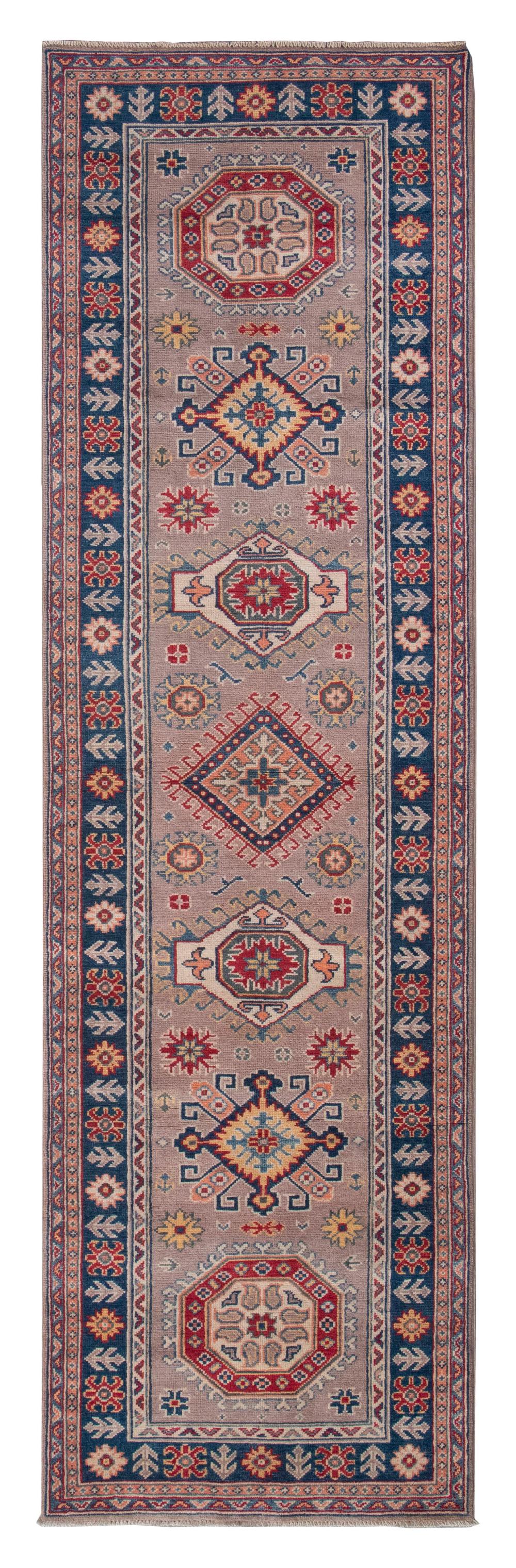 Appraisal: KAZAK DESIGN RUNNER X EARLY ST CENTURYKAZAK DESIGN RUNNER '