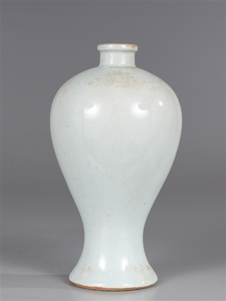 Appraisal: Small Chinese white glazed porcelain Meiping as-is condition with minor