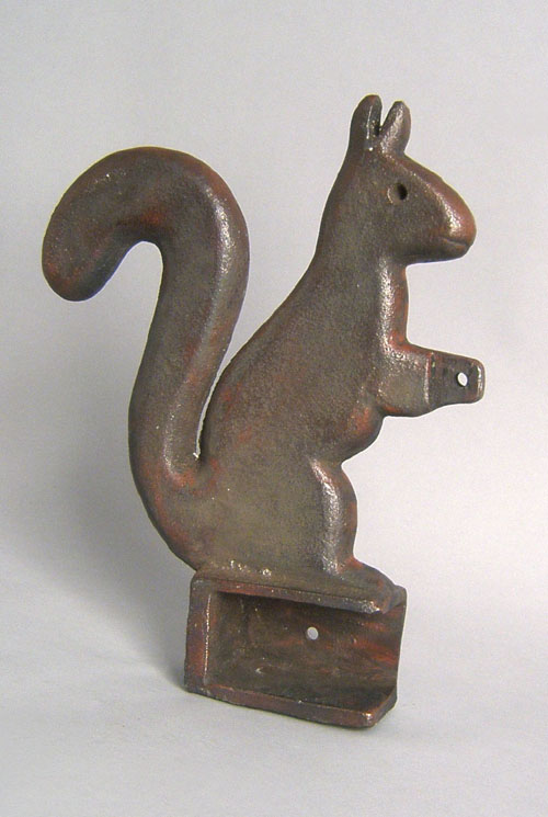 Appraisal: Cast iron squirrel mill weight probably th c h