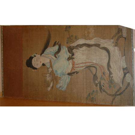 Appraisal: Chinese Painting of a Maiden Estimate -