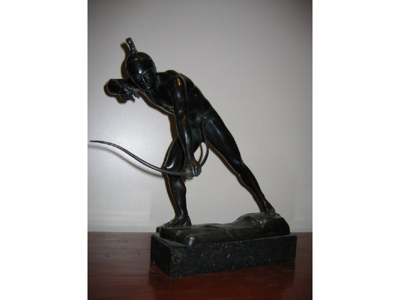 Appraisal: OTTO SCHMIDT-HOFER GERMAN B THE ARCHER bronze with dark patina