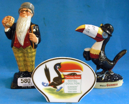 Appraisal: Royal Doulton advertising Figures Miner Toucan Father William AC and