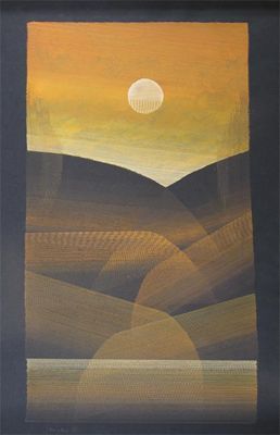 Appraisal: Eusabio Sempere Spanish - Ploughed landscape Signed and dated Gouache