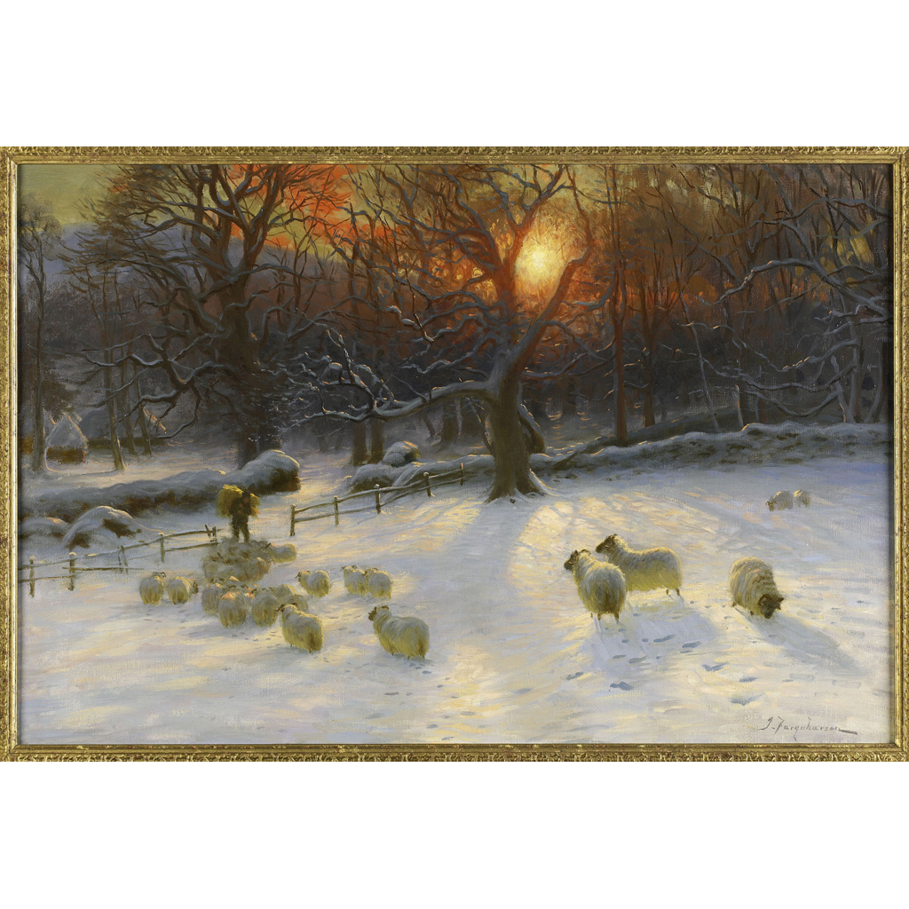 Appraisal: JOSEPH FARQUHARSON R A SCOTTISH - BENEATH THE SNOW ENCUMBERED