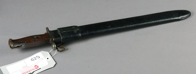 Appraisal: M Springfield rifle bayonet with R I A black leather