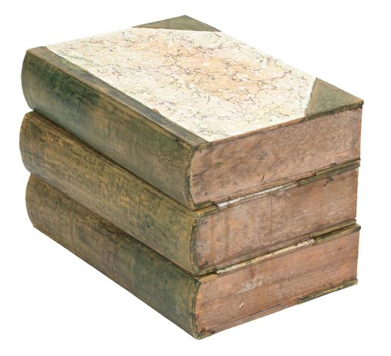 Appraisal: Sale Lot A Group of Three Book-Form Stacking Boxes th