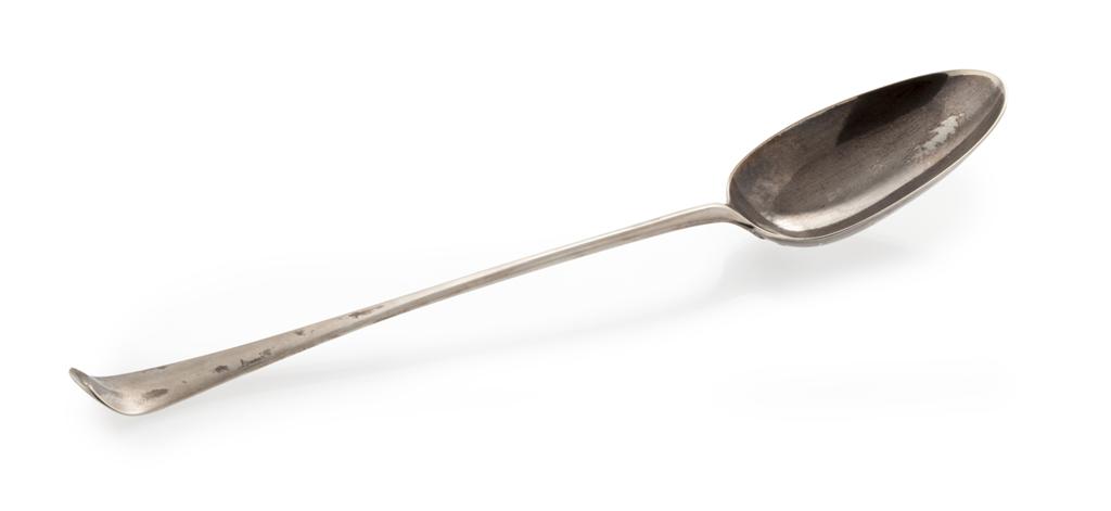 Appraisal: A George III basting spoon TW London of plain form