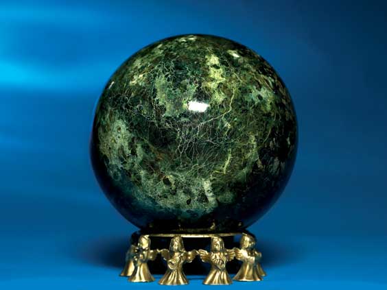 Appraisal: EXTREMELY LARGE PYROXENE SPHERE Dundas Tasmania Australia This extremely large