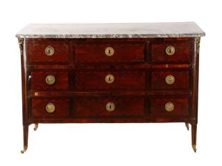 Appraisal: Italian Neoclassical Inlaid Commode th C Italian early th century