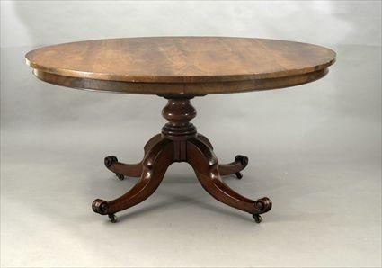 Appraisal: English Mahogany Breakfast Table Comprised of antique and later parts