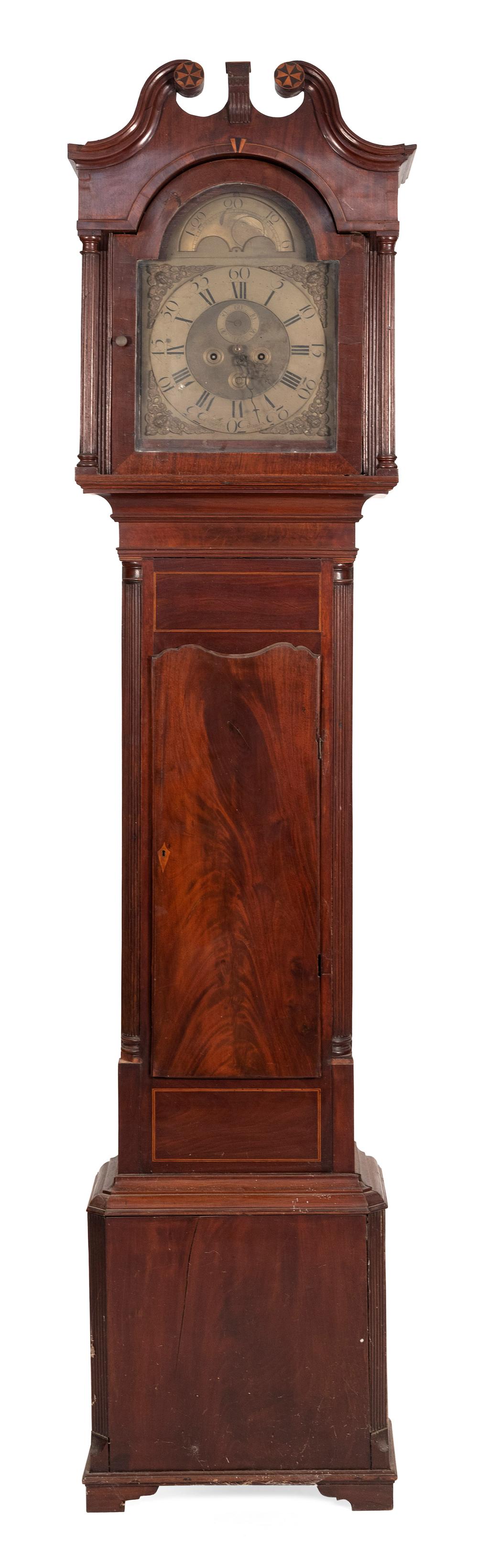 Appraisal: ENGLISH TALL-CASE CLOCK EARLY TH CENTURY HEIGHT WIDTH DEPTH ENGLISH